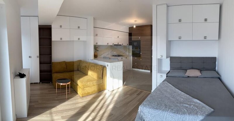 Studio modern, vedere la parc, parcare subterana inclusa.